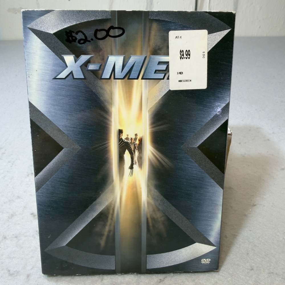 X-Men DVD 2000 Widescreen Edition Marvel Movie Patrick Stewart Hugh Jackman‎